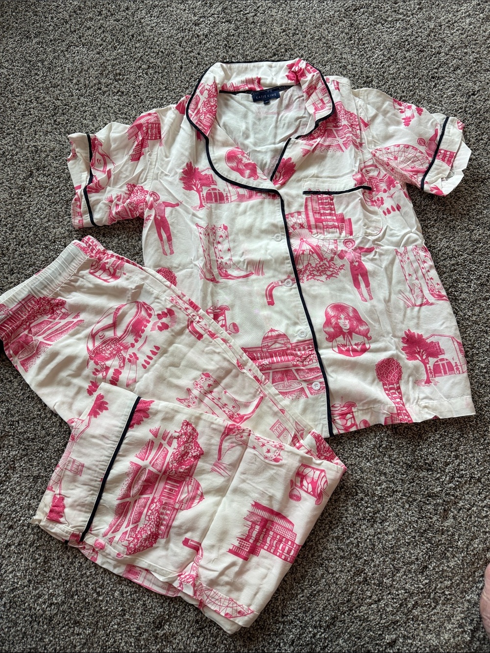 Katie Kime State Fair of Texas 2 Pc Pajama Set